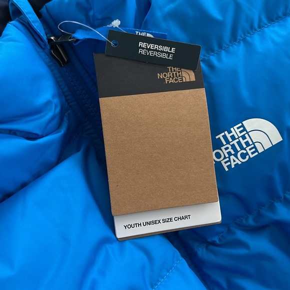 THE NORTH FACE REVERSIBLE ANDES DOWN JACKET KIDS' in Hero Blue - Picture 10 of 14